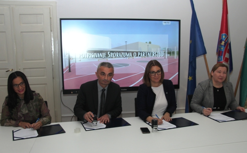 Potpisan Sporazum o partnerstvu na Projektu izgradnje trodijelne školske sportske dvorane uz OŠ Julija Kempfa i Gimnazije Požega