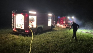 Dogodile su se dvije prometne nesreće a sa jedne vozač pobjegao, te požar otvorenog prostora