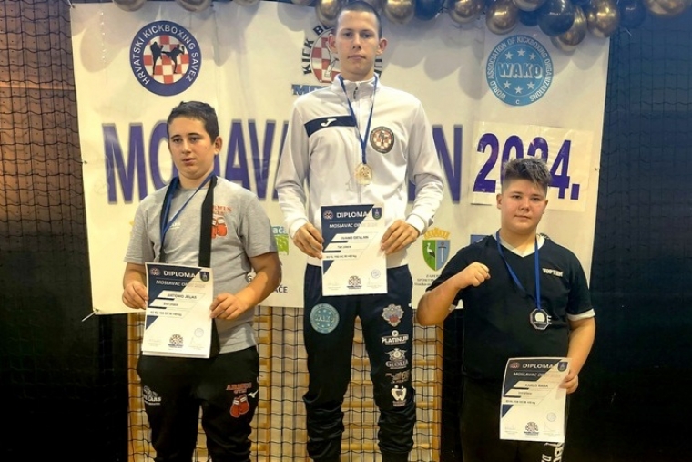 Tim KBK "Borac" uspješan na turniru Moslavac Open, 7 odličja, Ivano i Cristiano zlatni!