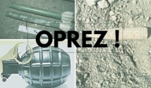 Pronašao dio ispaljenog projektila kojega je 37-godišnjak predao policijskom službeniku za protueksplozijsku zaštitu