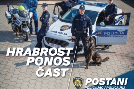 Hrabrost, ponos, čast - Postani policajac/policajka!