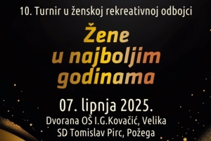 Danas 07. lipnja Međunarodni odbojkaški turnir u rekreativnoj odbojci za žene i muškarce - Sportsko rekreativna udruga “Papuk” Velika