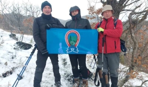 Valentinovo na Mališčaku - planinari Sokolovca prkosili snijegu, hladnoći i vjetru