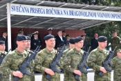 Predsjednik Milanović na svečanosti polaganja prisege 34. naraštaja ročnih vojnika u Požegi