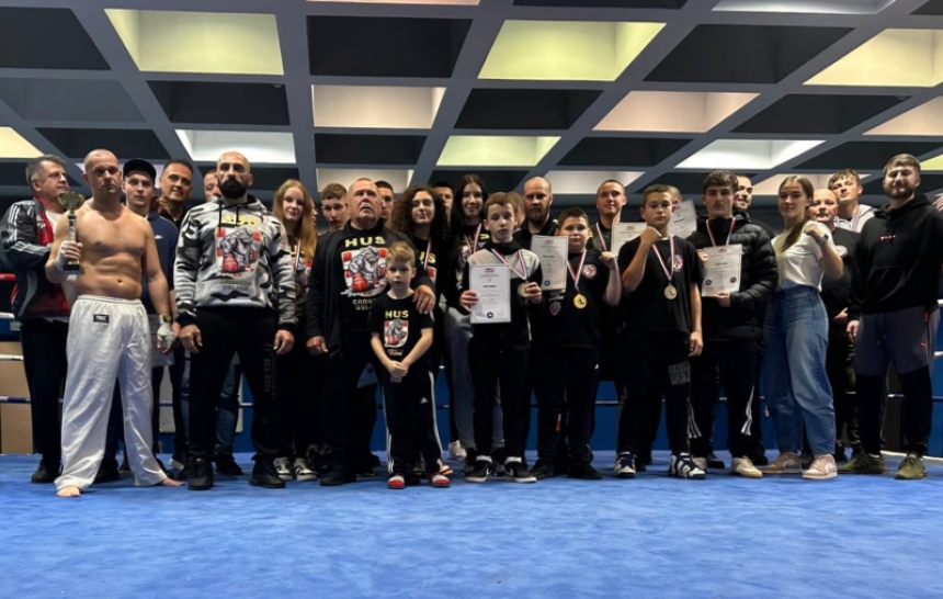 KBK "Borac" Požega nastupilo na "Muay Thai Open" u Osijeku - Ivano, Tomo i Leon zlatni, a Roberto Prvak Hrvatske