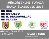 Memorijalni turnir braća Blašković 2015.