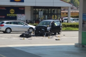 Teška prometna nesreća u Industrijskoj ulici, motociklista prevezen u bolnicu