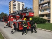 Požar na obiteljskoj kući u Požegi