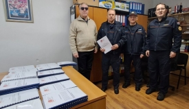 Udruzi slijepih i slabovidnih osoba uručene brošure Civilne zaštite na Braillevom pismu - Korak prema većoj sigurnosti