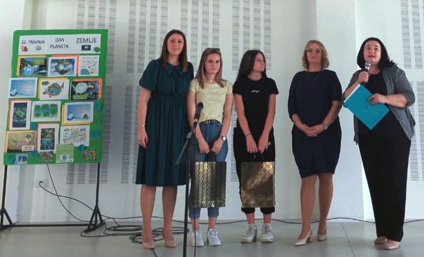 Poljoprivredno-prehrambena škola obilježila "Dan planeta Zemlje" uz dr. sc. Mariju Kovačević i prof. Franu Barišića
