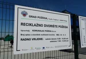 Reciklažna dvorišta Komunalca Požega, uz plaćanje naknade, mogu koristiti i gospodarski subjekti