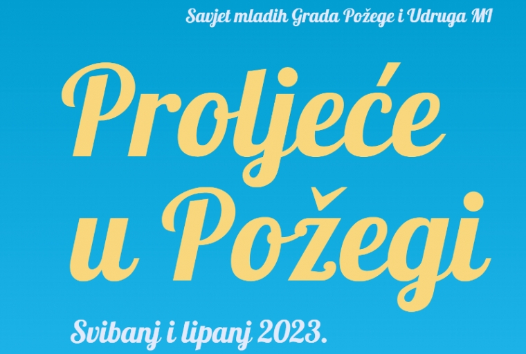 Predstavljen projekt nekoliko požeških udruga "Proljeće u Požegi"