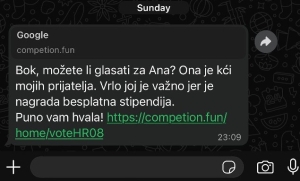 Centar za nestalu i zlostavljanu djecu upozorava - WhatsApp prijevara širi se porukama o glasovanju za djecu i preuzimanju vašeg mobitela