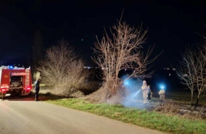 Noćas je došlo do požara na otvorenom prostoru u požeškoj Osječkoj ulici