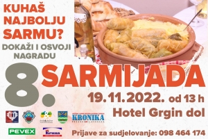 Još pet dana da se prijavite za natjecanje u najboljoj sarmi &quot;8. Sarmijada 2022.&quot; u Hotelu Grgin dol