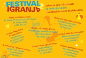 FESTIVAL IGRANJA - Zabavne igre i aktivnosti za roditelje i djecu  predškolske i rane školske dobi