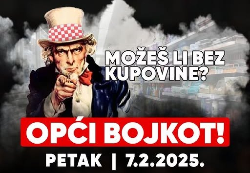 Nakon 2 petka uspješno provedenog bojkota svih prodavaonica i trgovačkih centara najavljen i 3. bojkot za petak 7. veljače