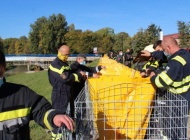 JVP grada Požege prezentirala postavljanje box barijera i brane vodom protiv vode u situaciji izlijevanja rijeke Orljave